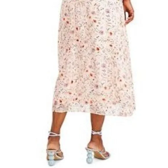 INC Spring/Summer Ruffle Floral Print Sheath Dress Sz 8 NWT - Picture 7 of 11